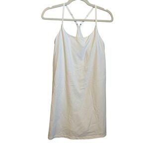 The Upside Peached Brooklyn Dress White Racerback Tank Athletic Size 10